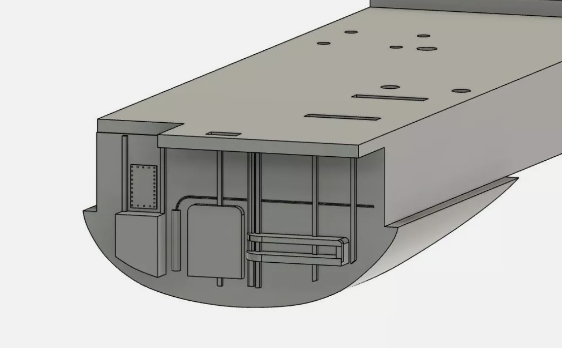 Airfix 1:72 Lancaster Grand Slam 3D Printed Conversion kit