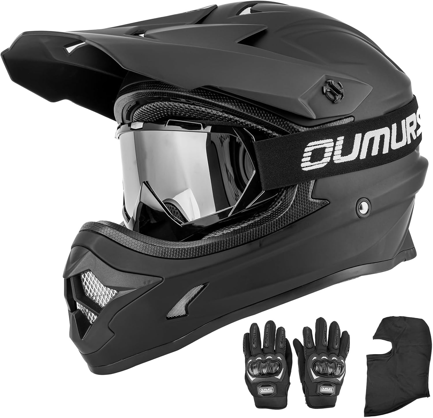 OUMURS Motorcycle Helmet Set