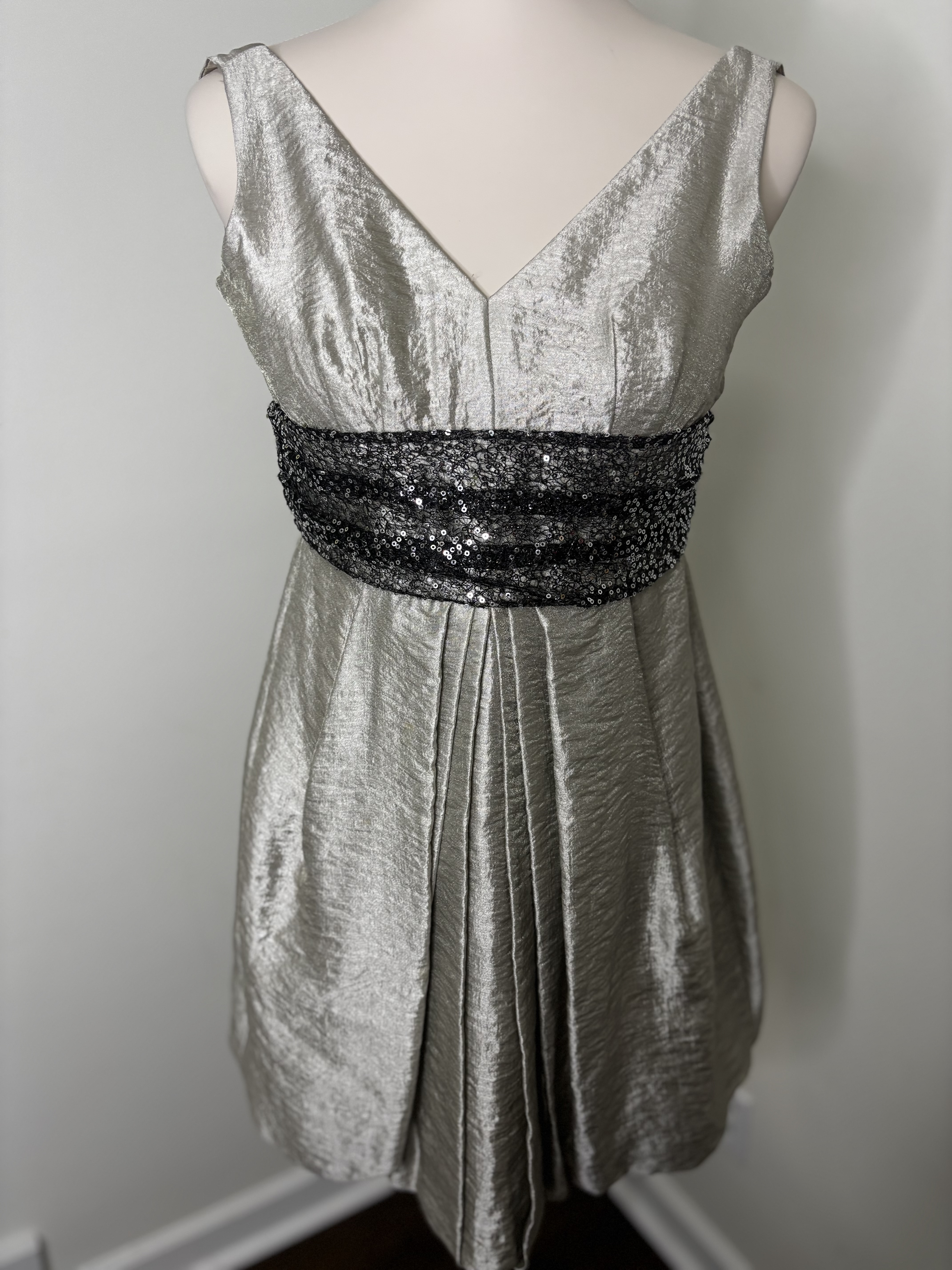 Silver Cocktail Dress