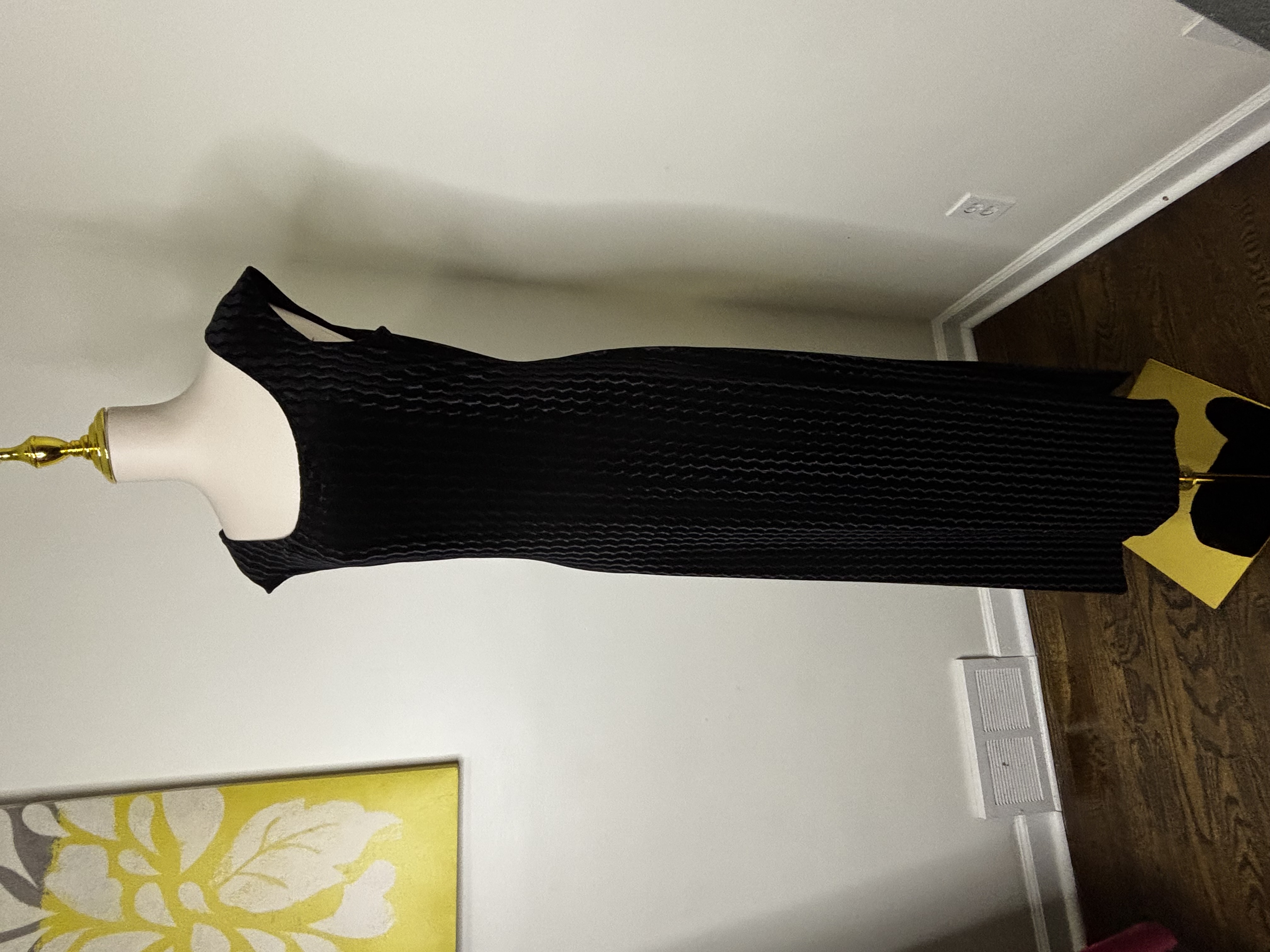 Classic Black Maxi Dress