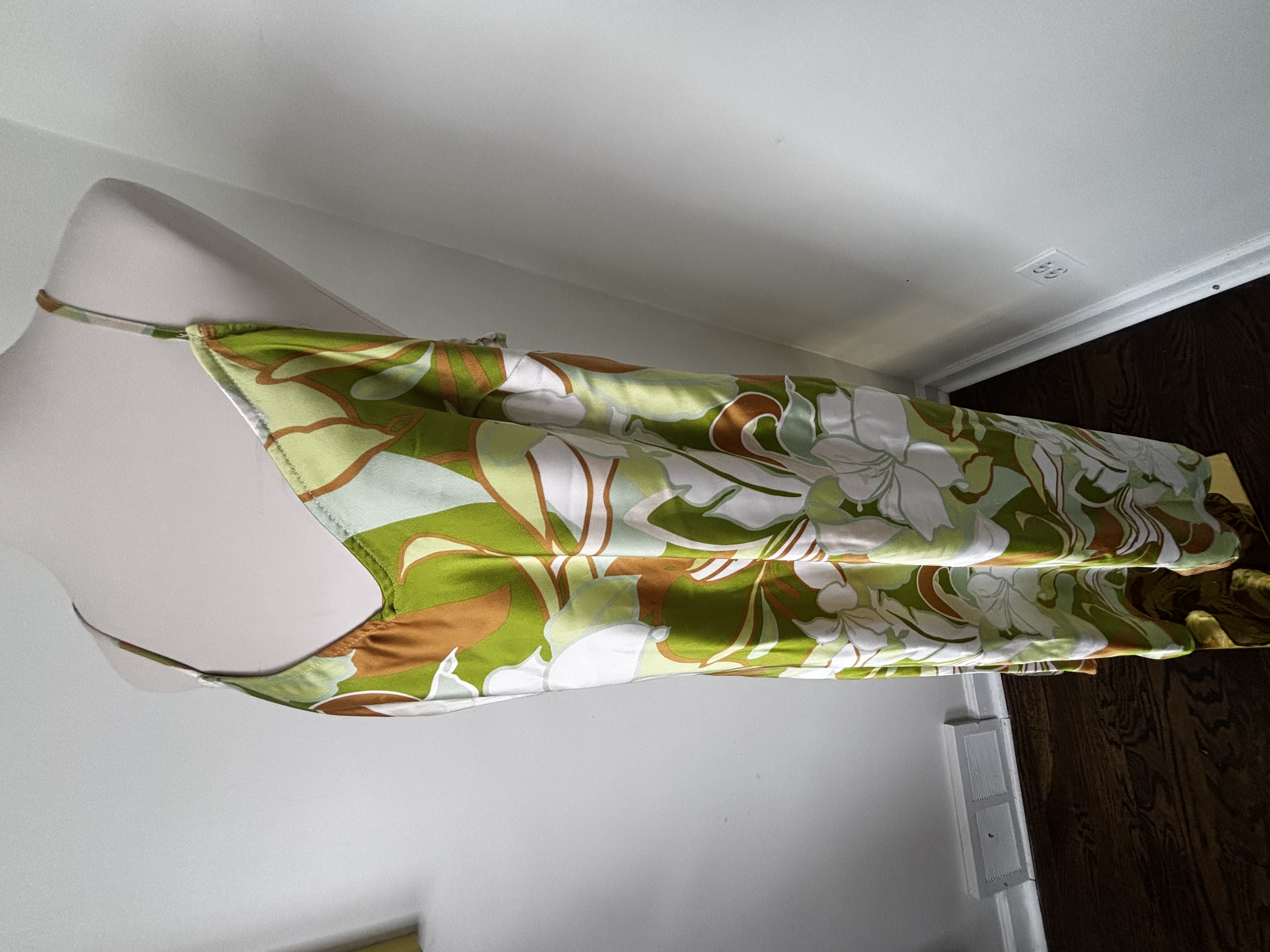 Floral Print Maxi Dress 1X