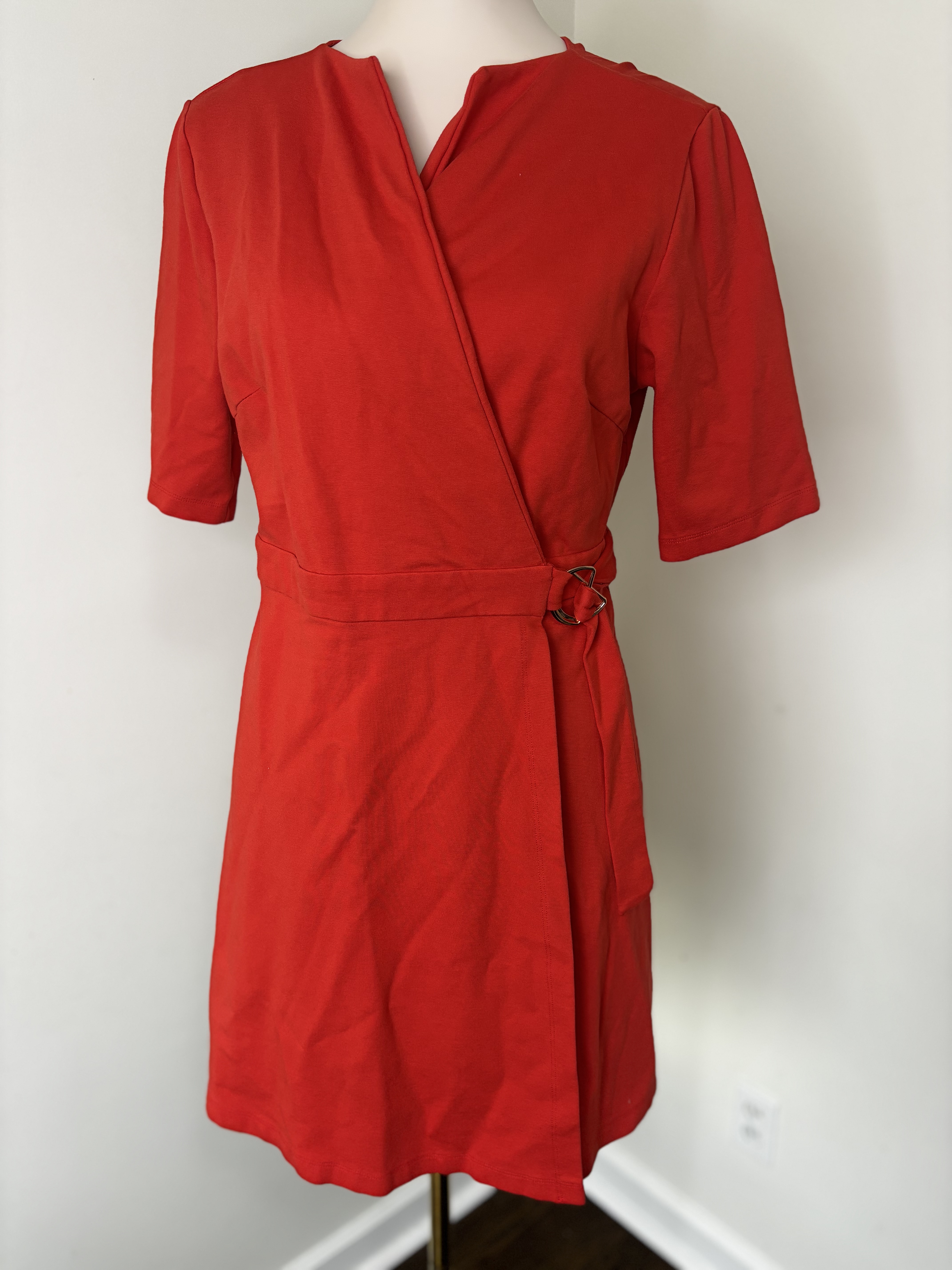 Red Wrap Dress