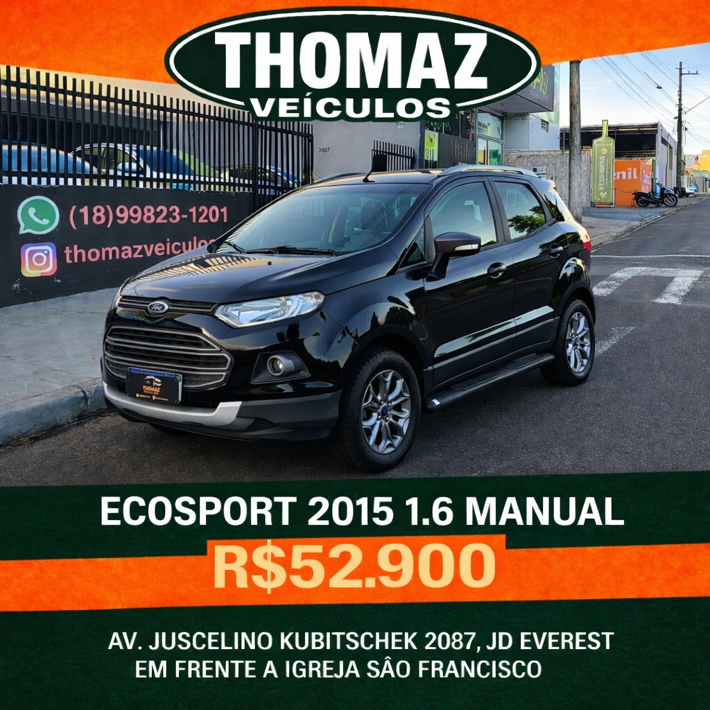 Ecosport 2015 1.6 Freestyle Manual