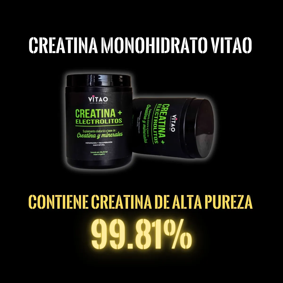 Potencia Y Fuerza, Física Y Mental Creatina Con Electrolitos