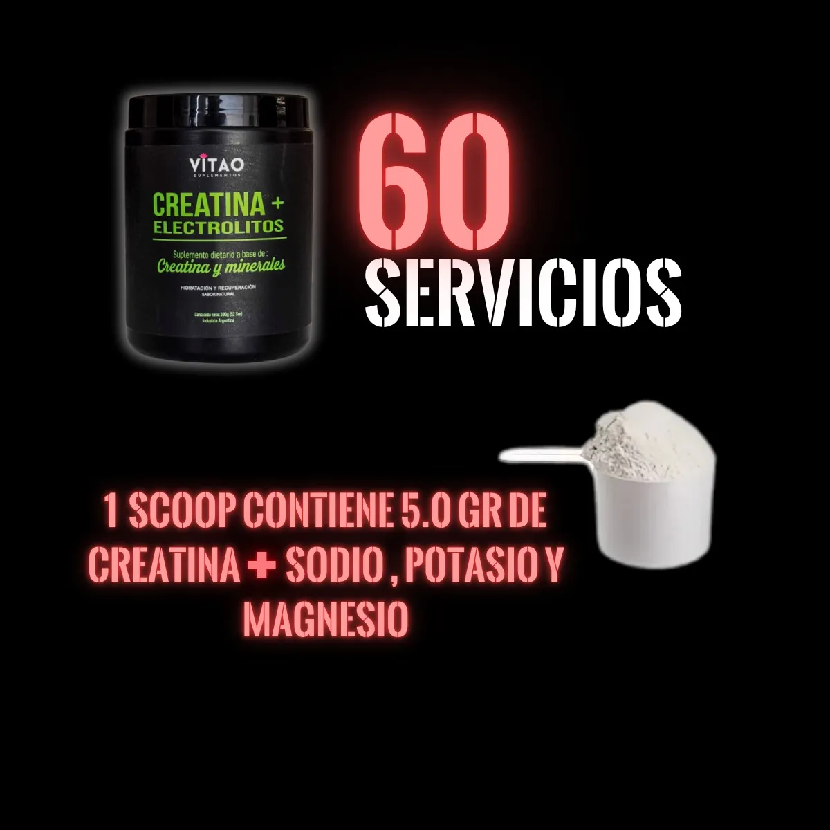 Potencia Y Fuerza, Física Y Mental Creatina Con Electrolitos