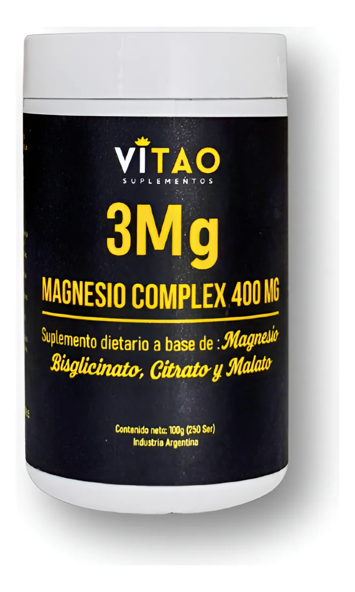Relajación, Descanso Y Ayuda Muscular, Trimagnesio 3mg Vitao