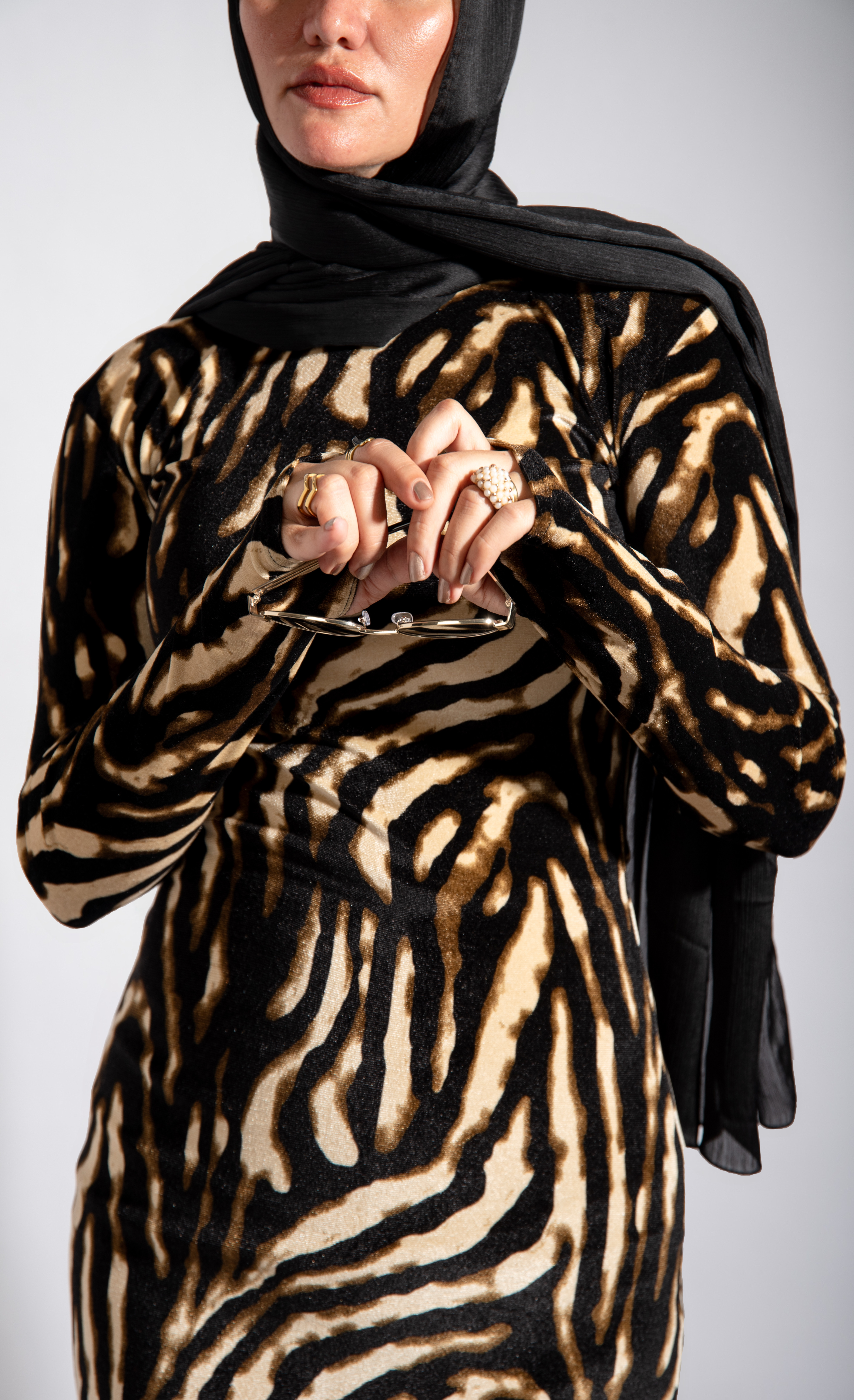 The Noir Stride Dress