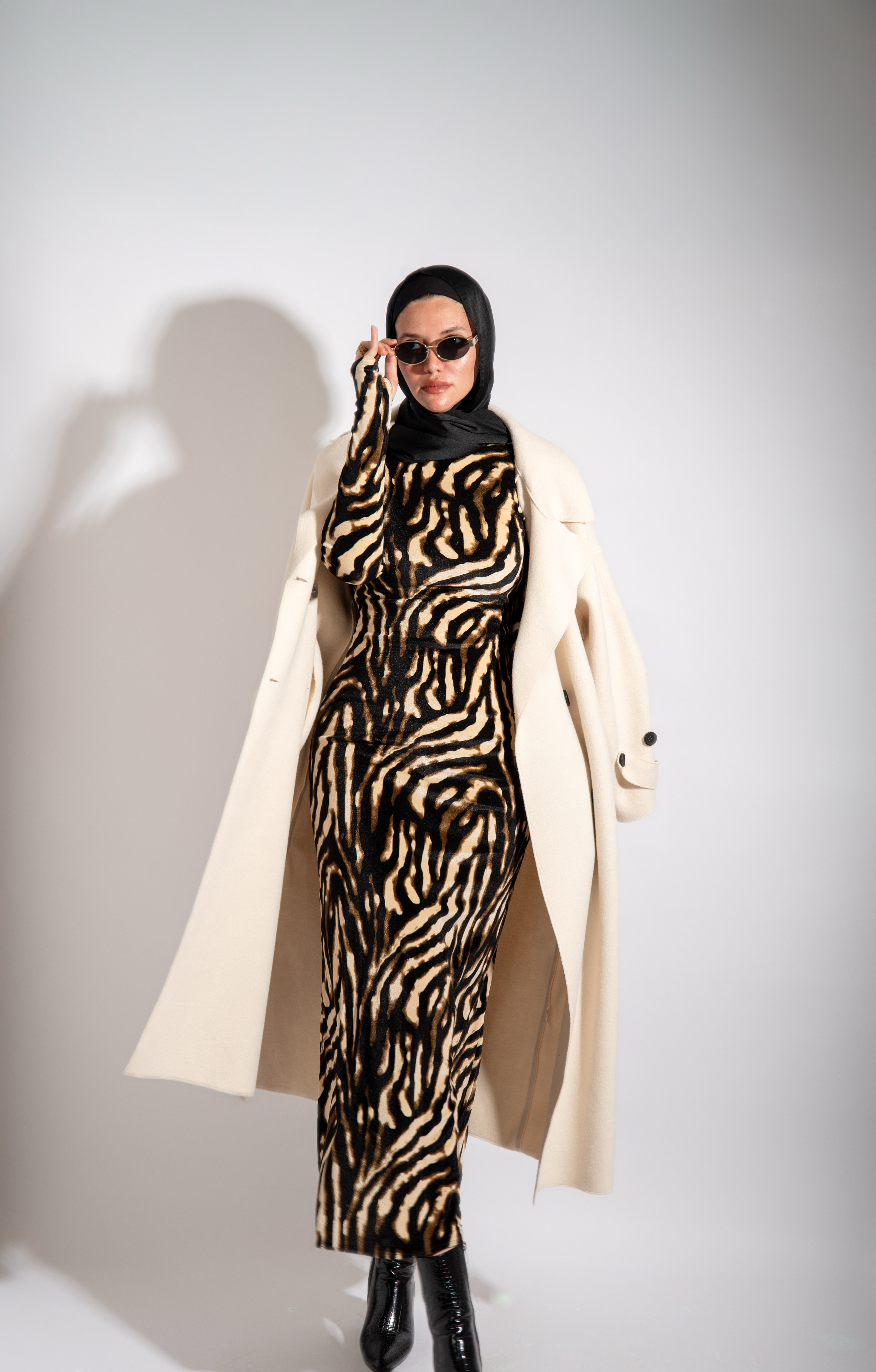 The Noir Stride Dress