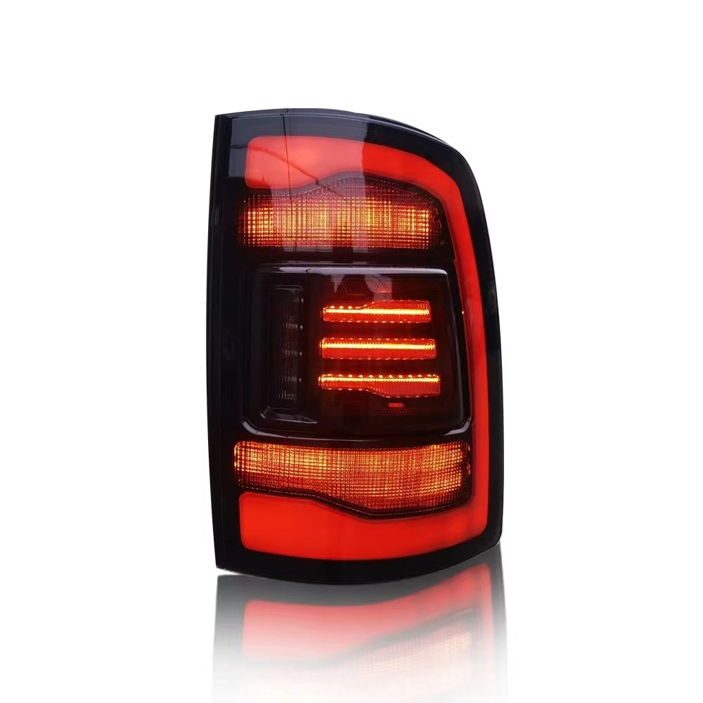 Dodge Ram 1500 2009-2018 Models - Full LED Taillight Assembly (SMOKED LENS COVER)