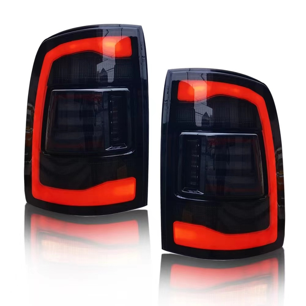 Dodge Ram 1500 2009-2018 Models - Full LED Taillight Assembly (SMOKED LENS COVER)