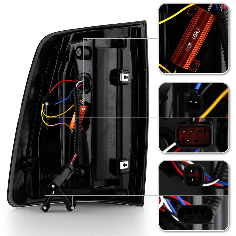 Dodge Ram 1500 2009-2018 Models - Full LED Taillight Assembly (Smoked)