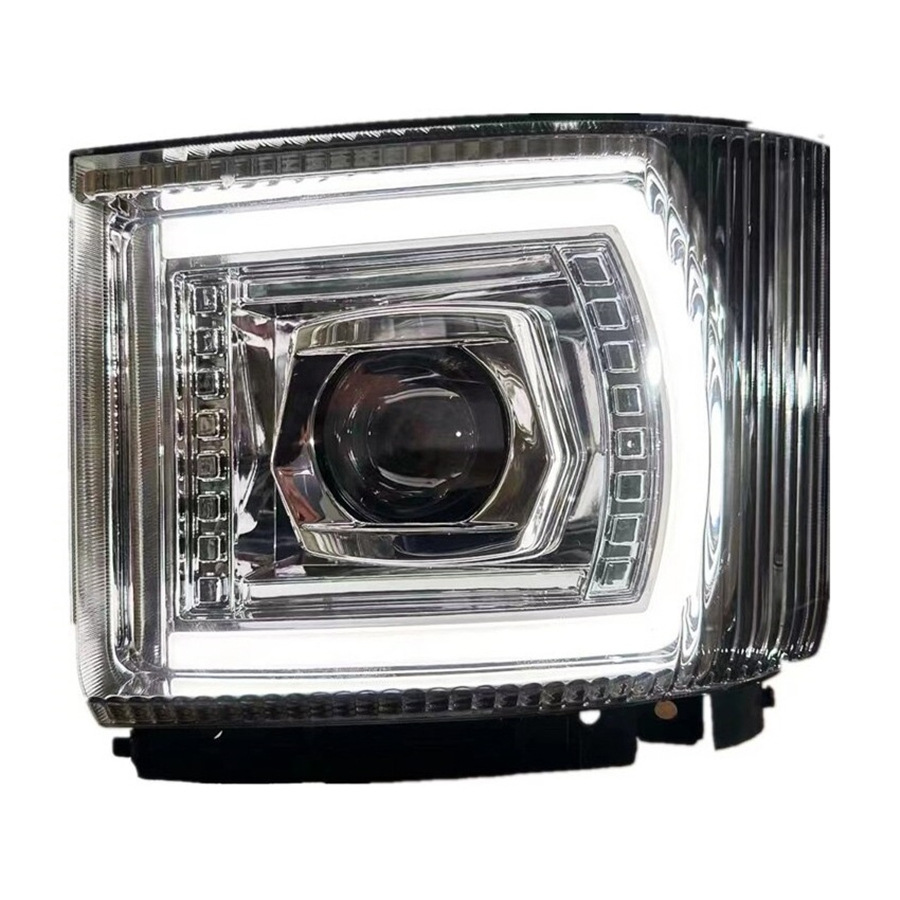 Isuzu NPR NQR Qingling 700P Full LED Conversion Headlights and Conversion Corner Lights with Projector Lenses