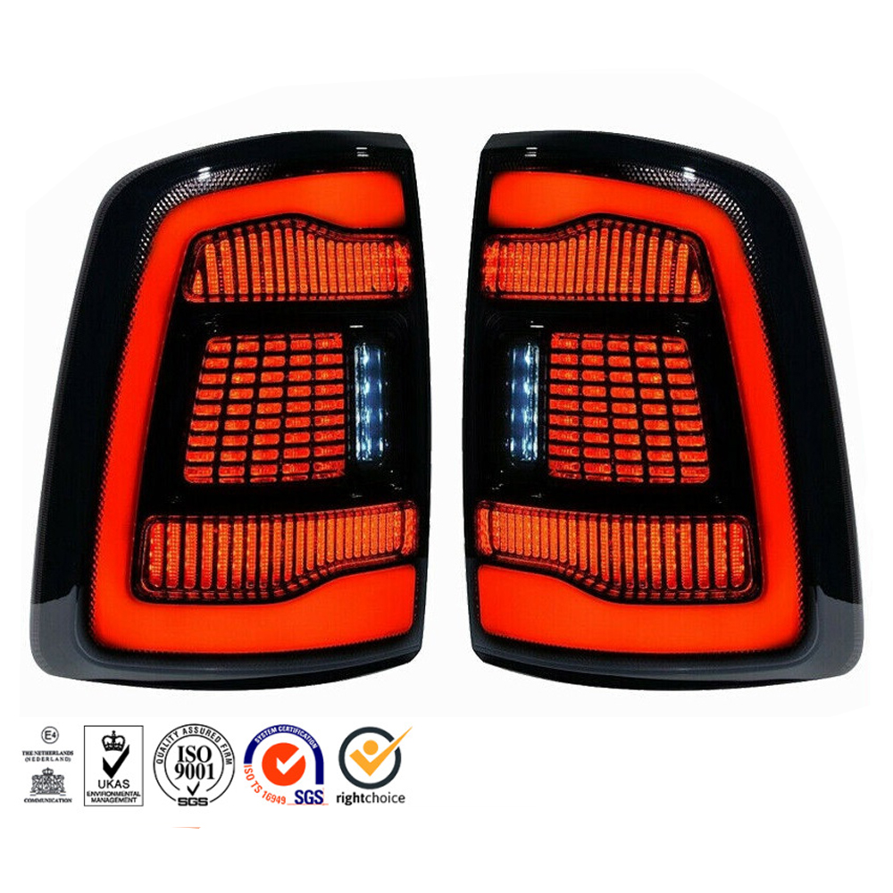 Dodge Ram 1500 2009-2018 Models - Full LED Taillight Assembly (Smoked)