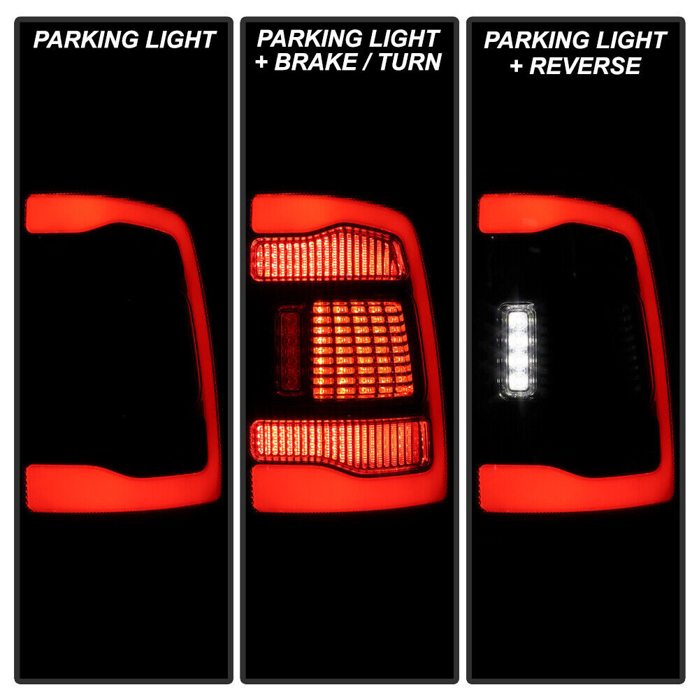 Dodge Ram 1500 2009-2018 Models - Full LED Taillight Assembly (Smoked)