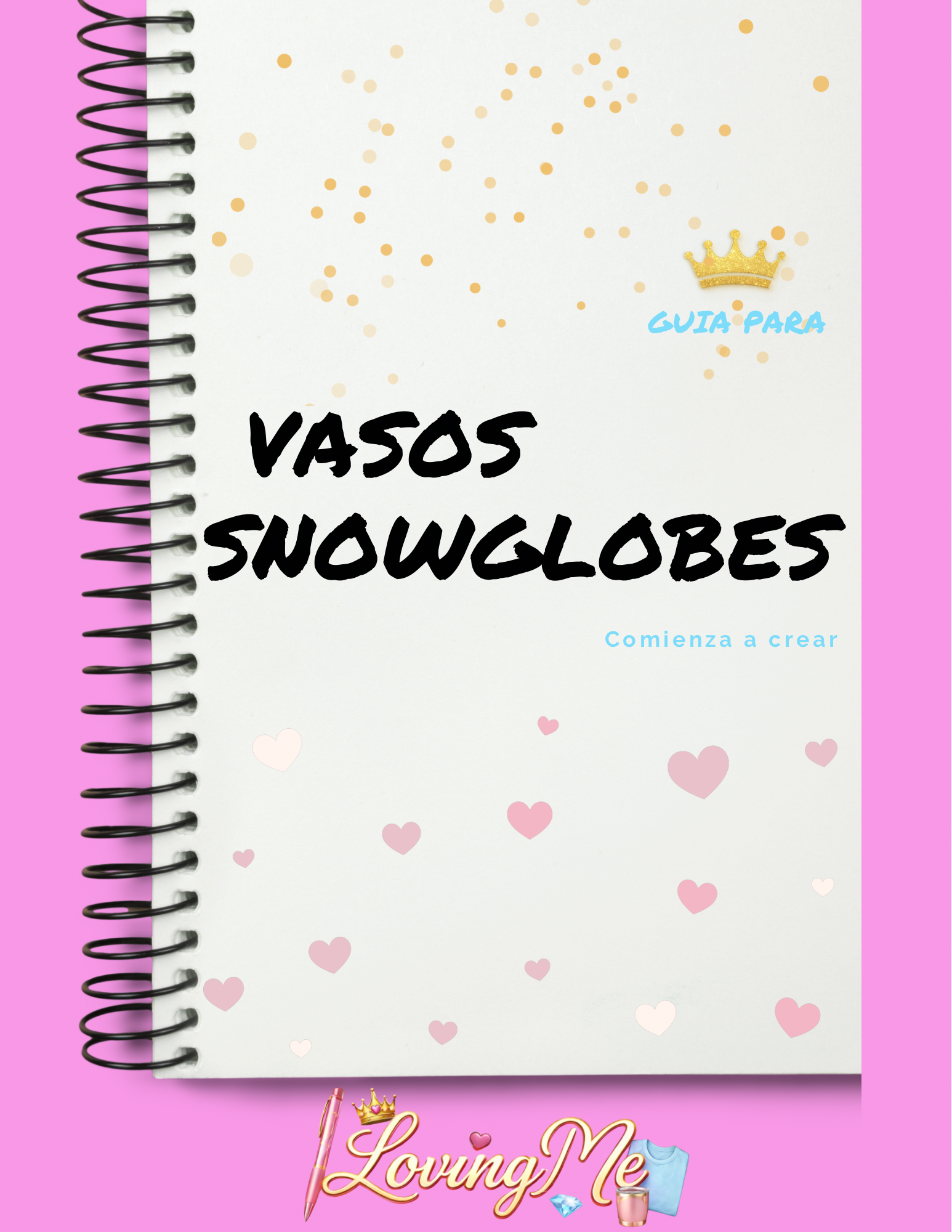 Guia de vasos snowglobes digital