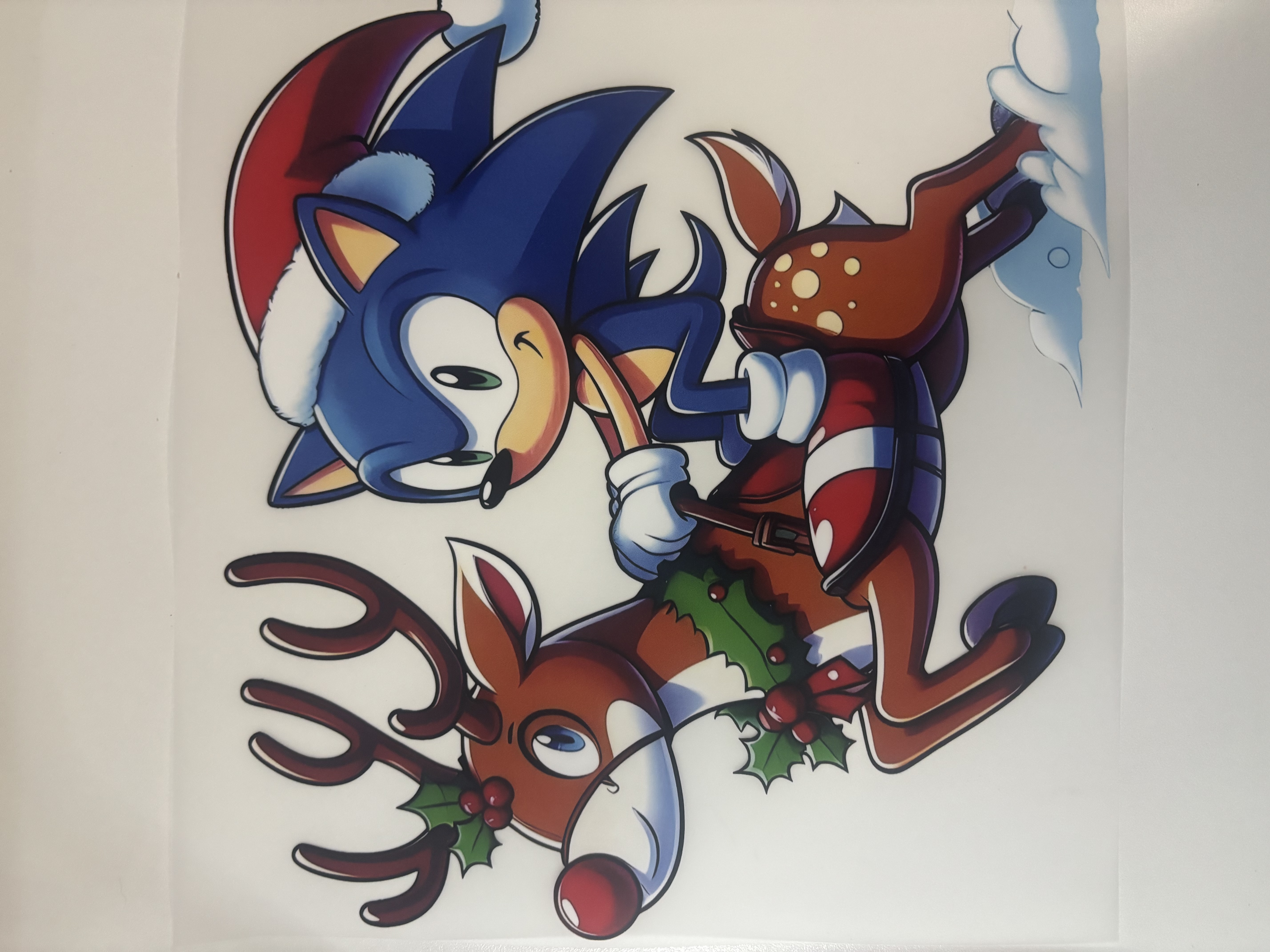 Sonic Navideño estilos a escoger