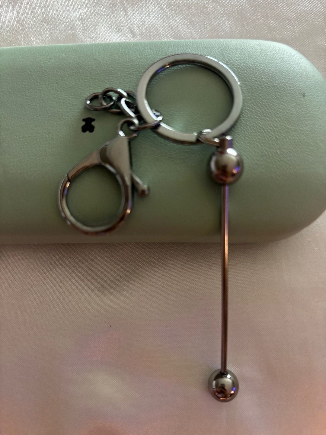 Llaveros de metal beadable