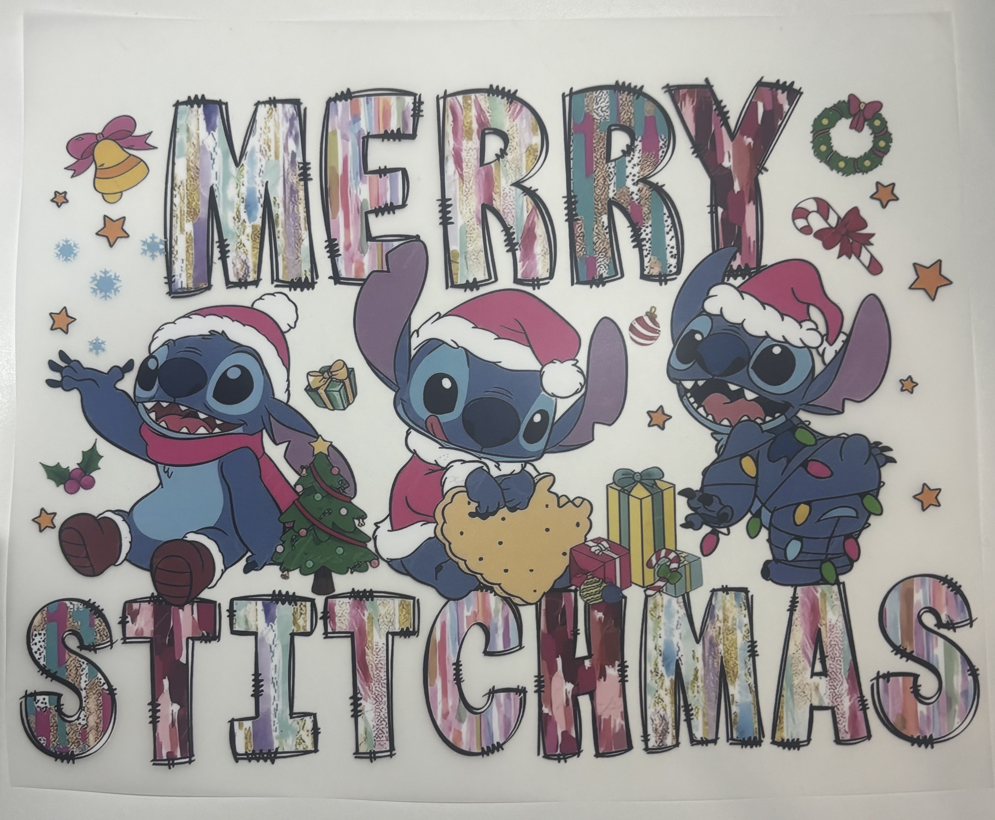 Decoración navideña de Stitch - Estilos a escoger 
