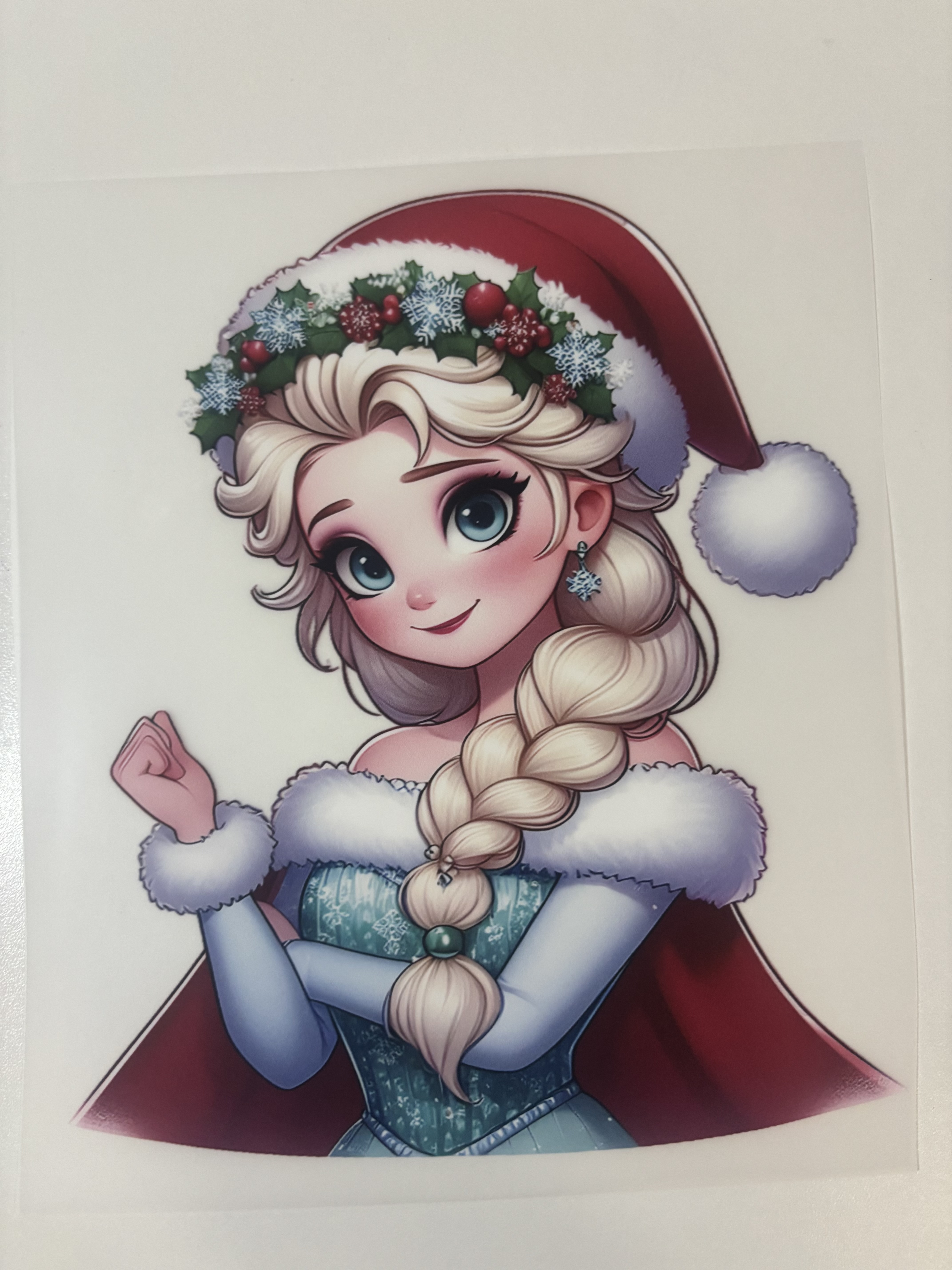  navideño de princesa