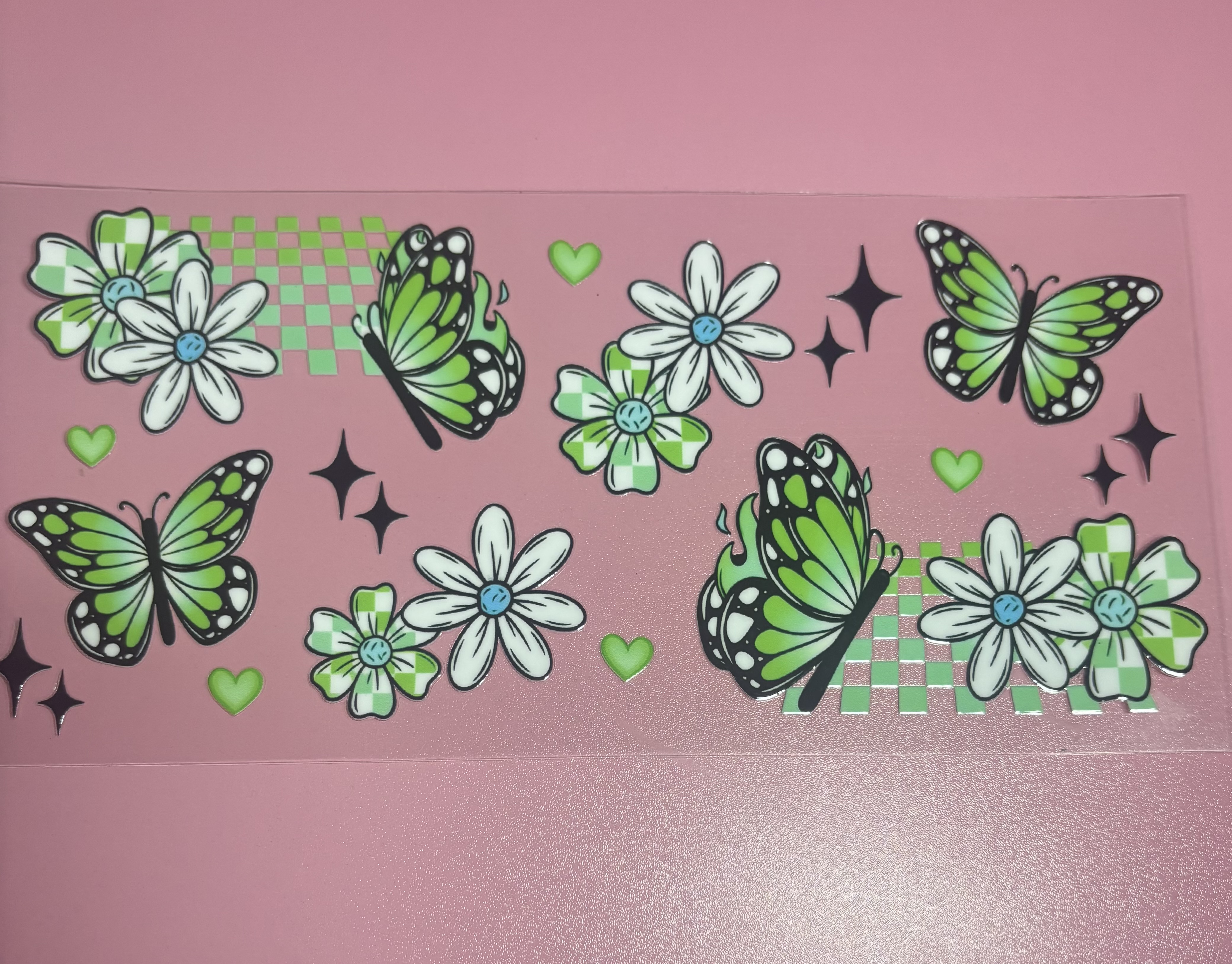 mariposa verde