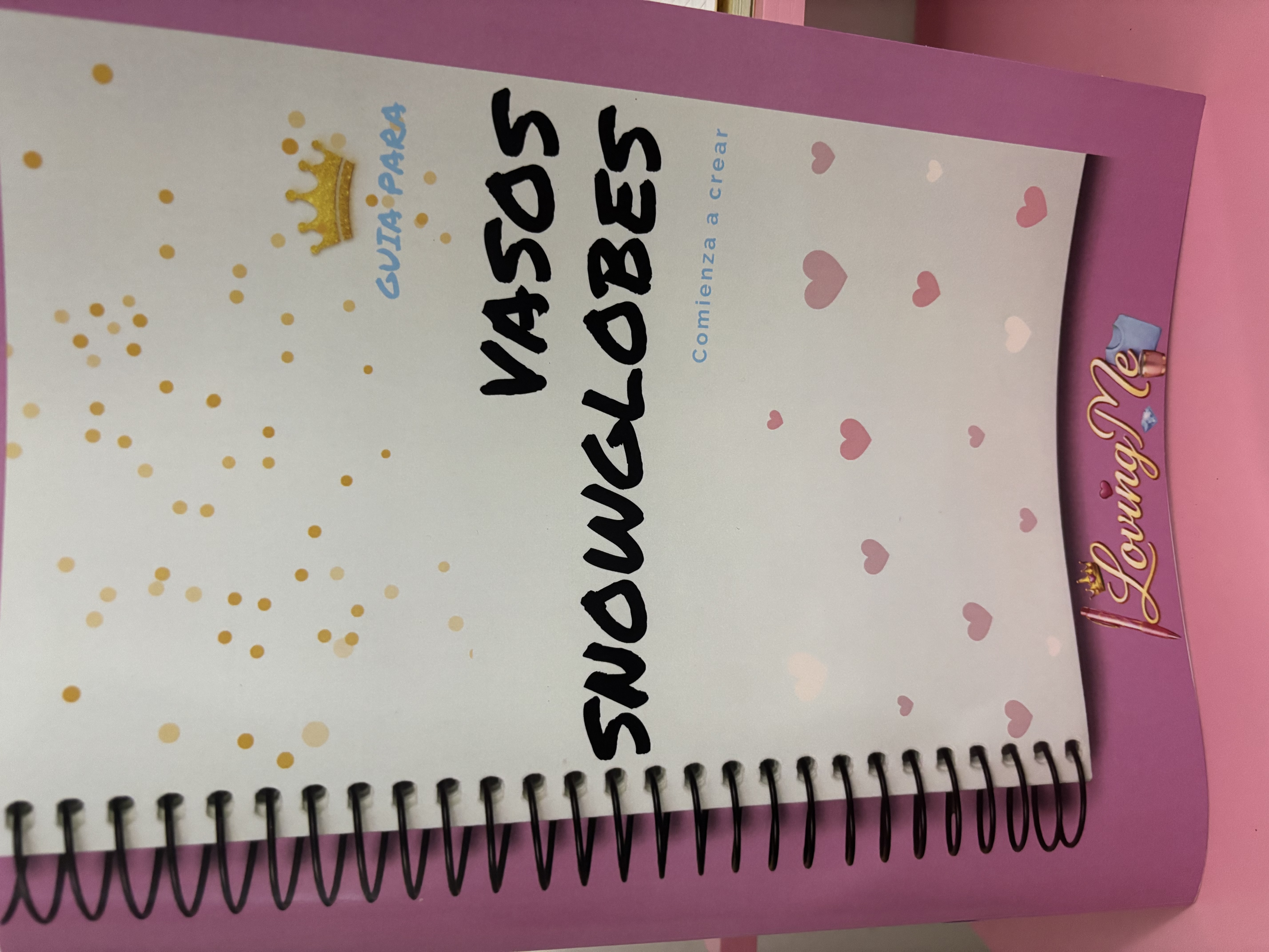 Cuaderno Vasos Snowglobes
