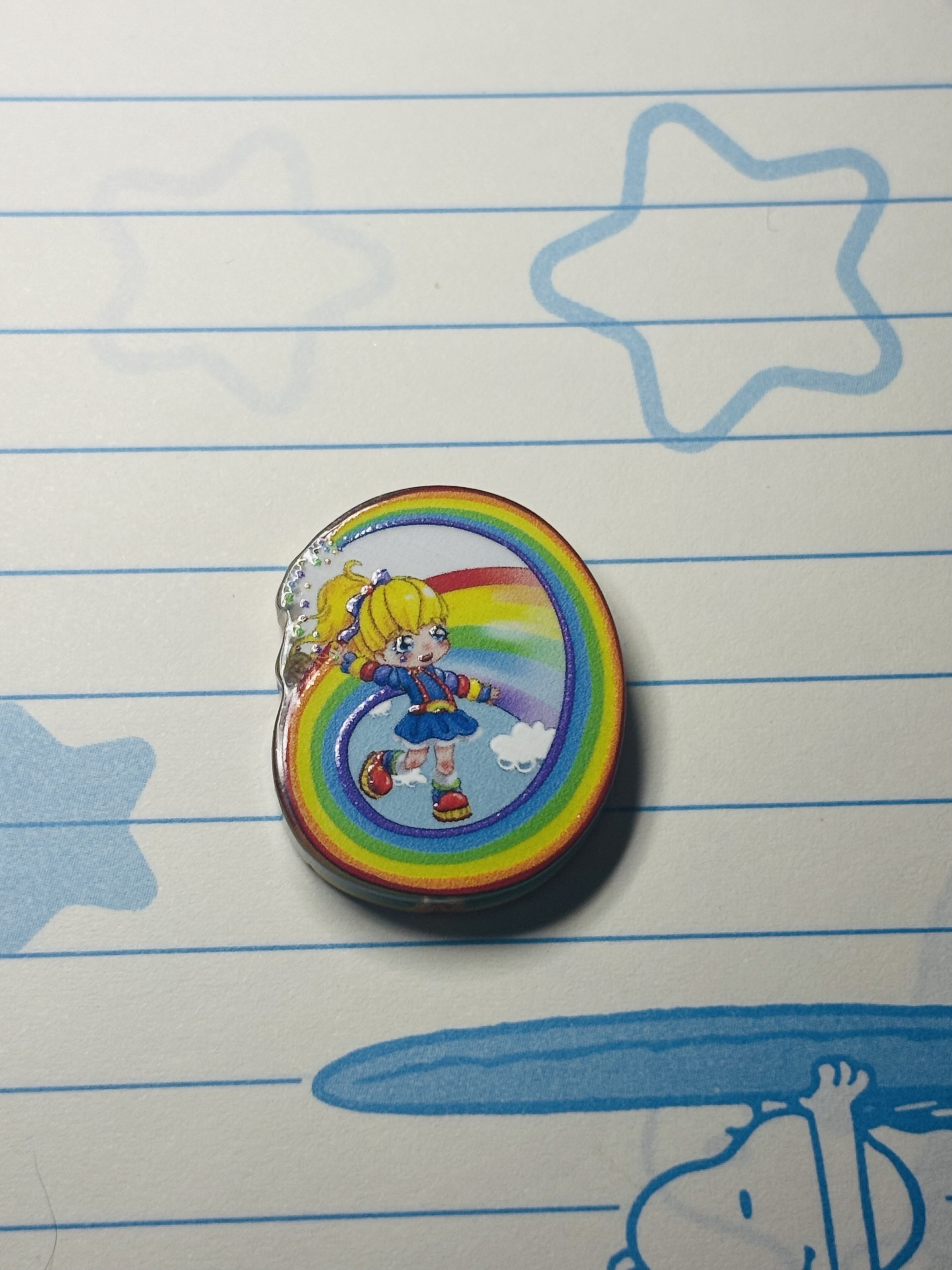 Acrílico de arcoiris