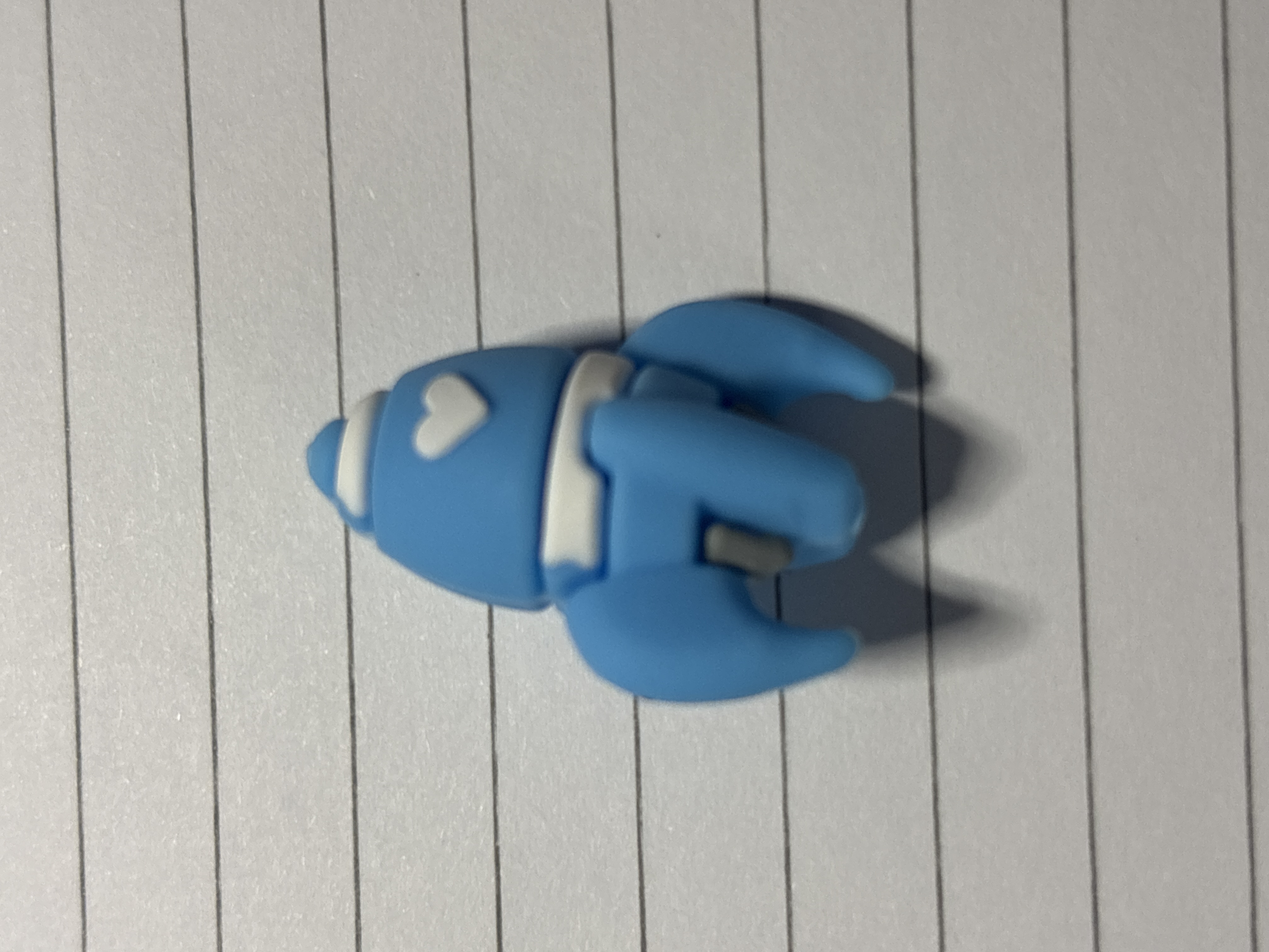 3d Silicon focal - Cohete azul