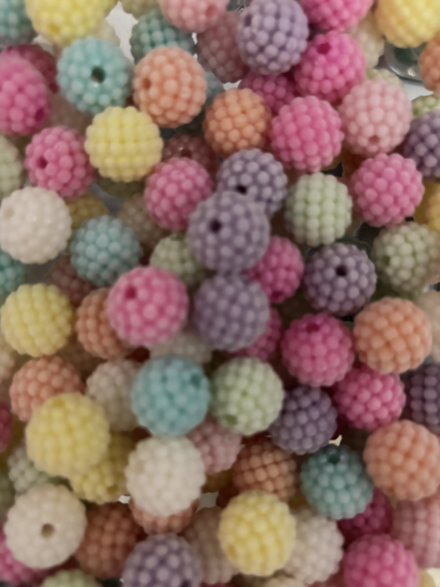 Cuentas redondas de colores-16 mm