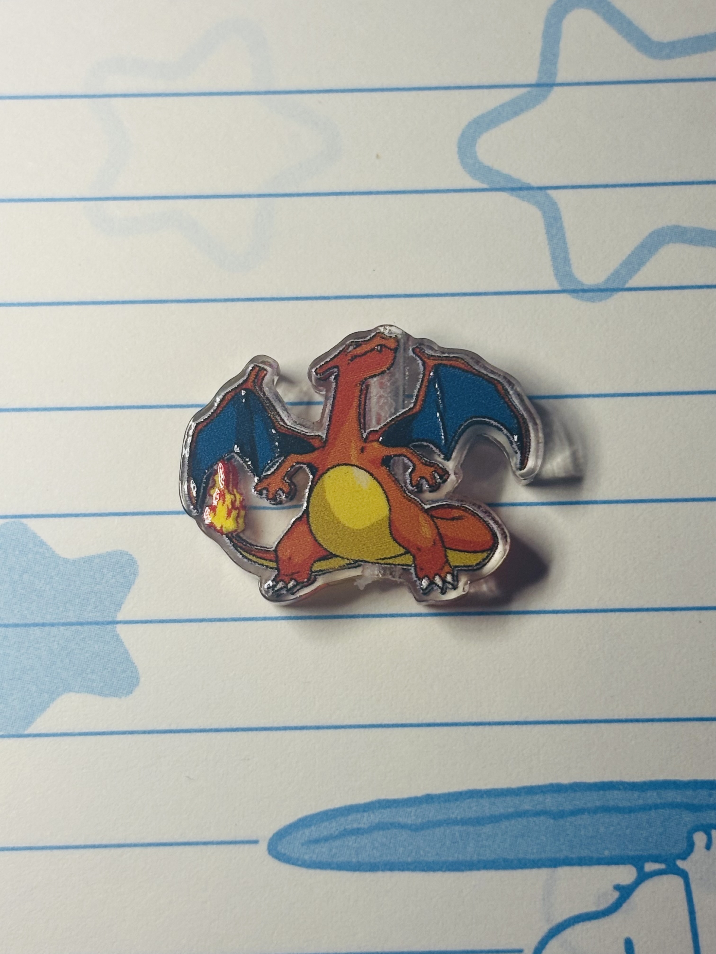 Acrílico de dragón pok