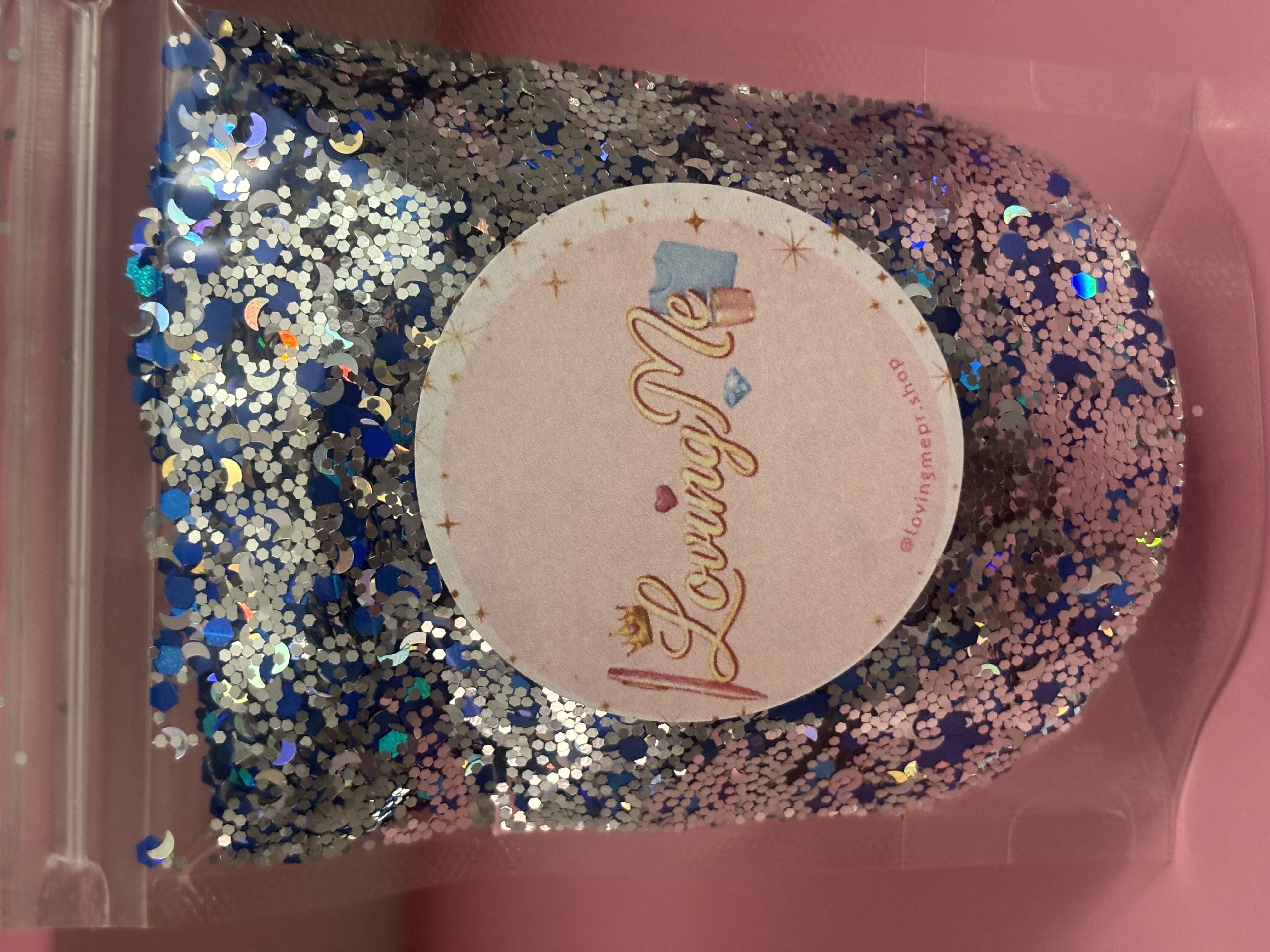 Chunky glitter- Bright moon