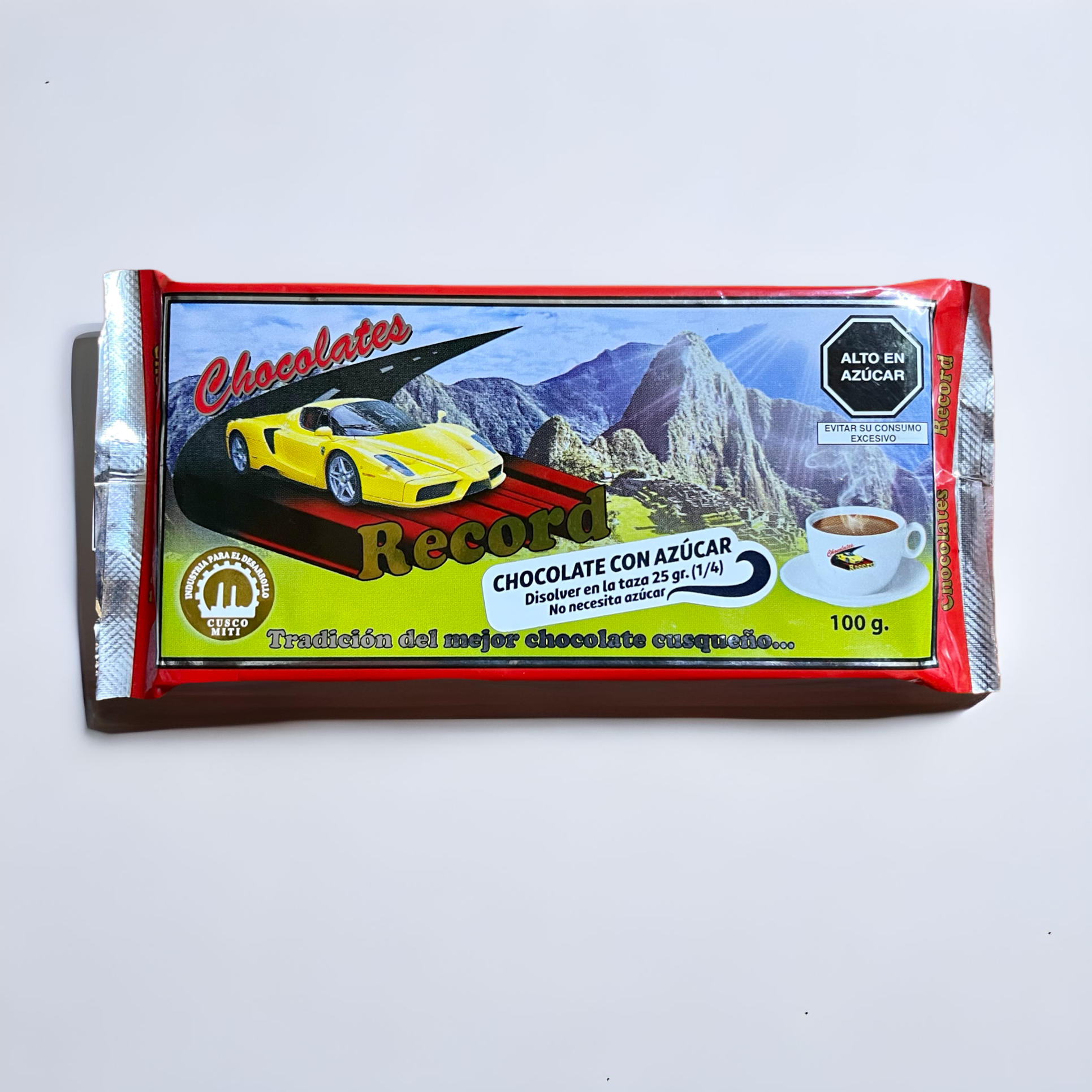 Chocolate con Azúcar Record 100 Gr.