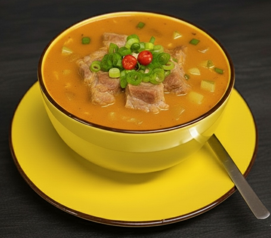 Canjiquinha com Costelinha / Corn Grits with Pork Ribs