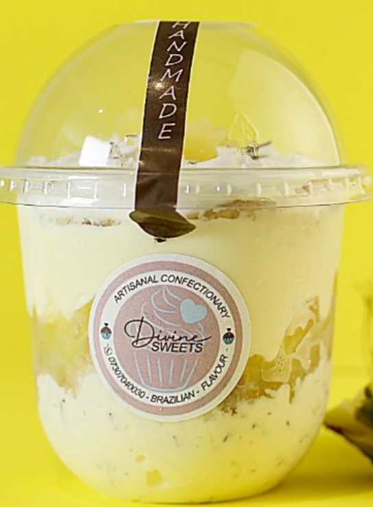 Pot Cake Coconut with Chocolate