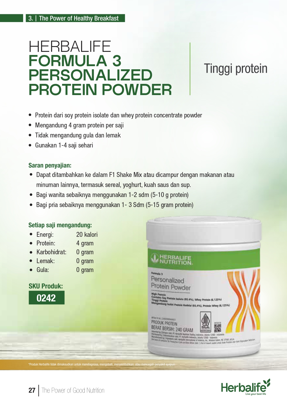 Herbalife Personalized Protein Powder