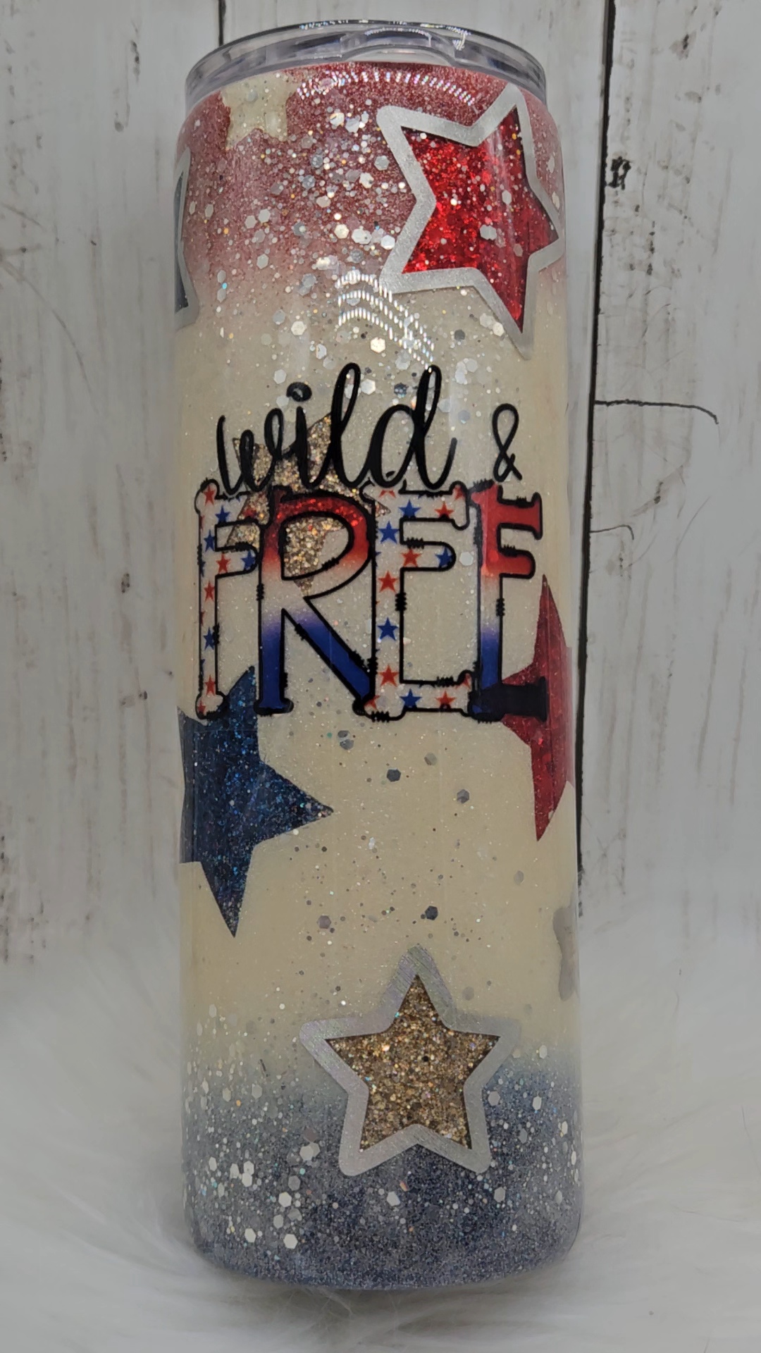 30oz Patriotic Wild and Free Tumbler