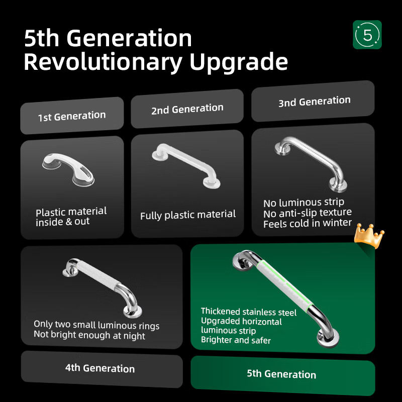 Grab Bars Disabled Bathroom Handicap Toilet Grab Bars