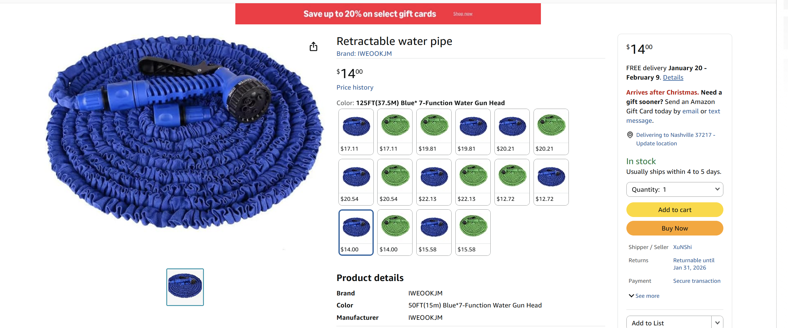 Magic telescopic tube