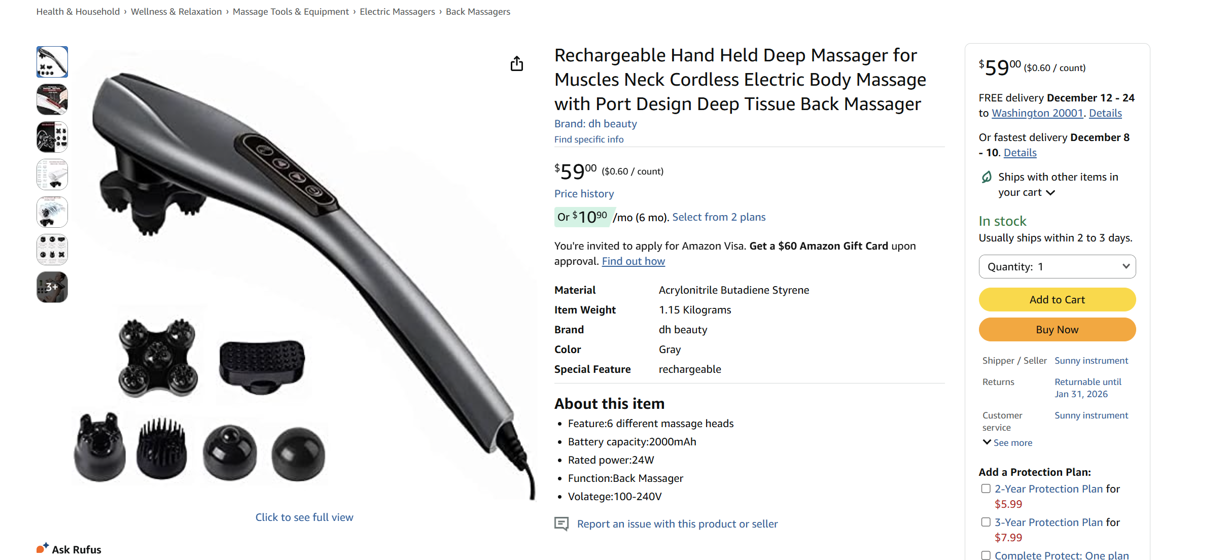 Handled Percussion Massager 