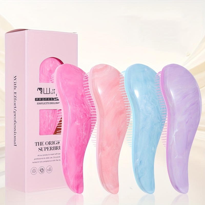 Marbleized Detangling Hair Brush