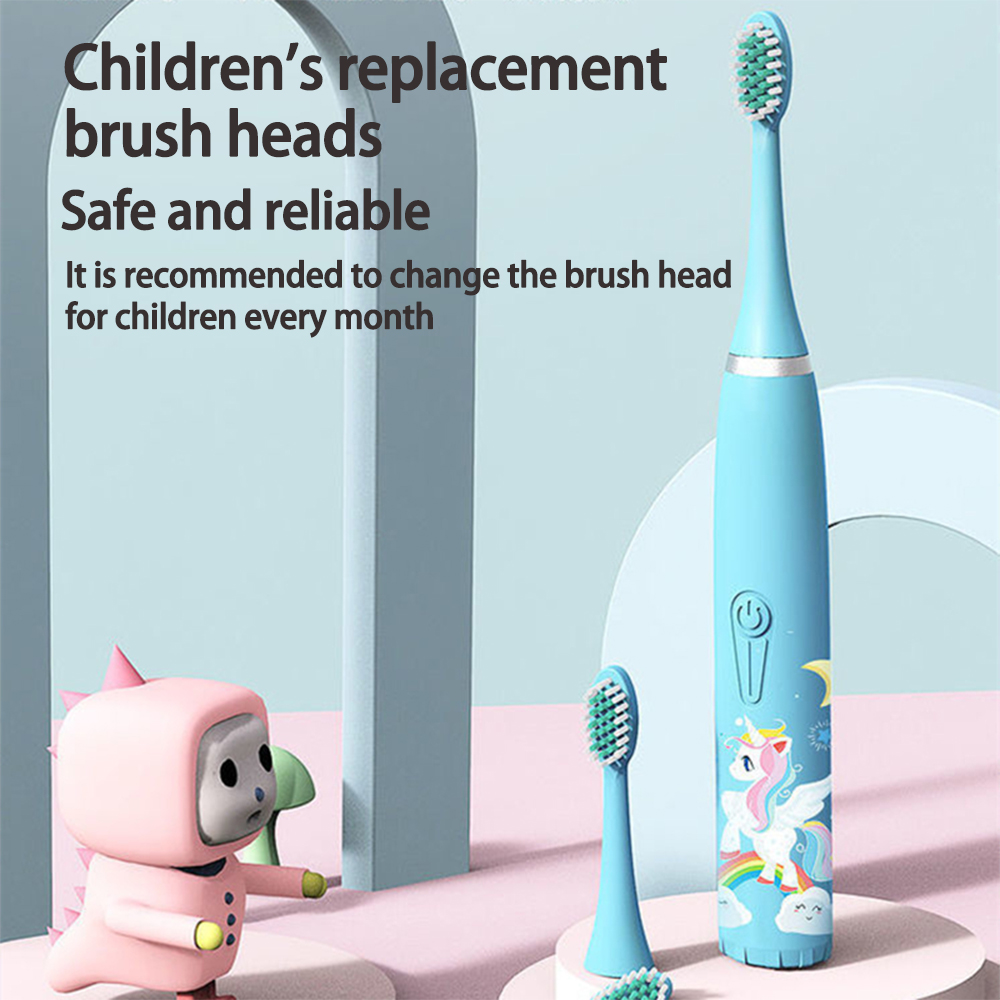 Children's dry battery electric toothbrush
