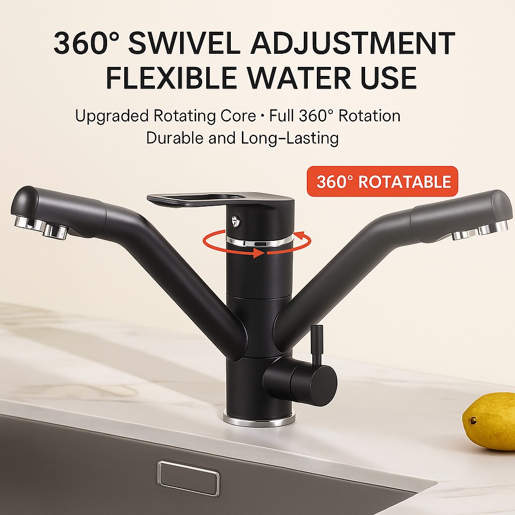 3 Way Kitchen Mixer Tap