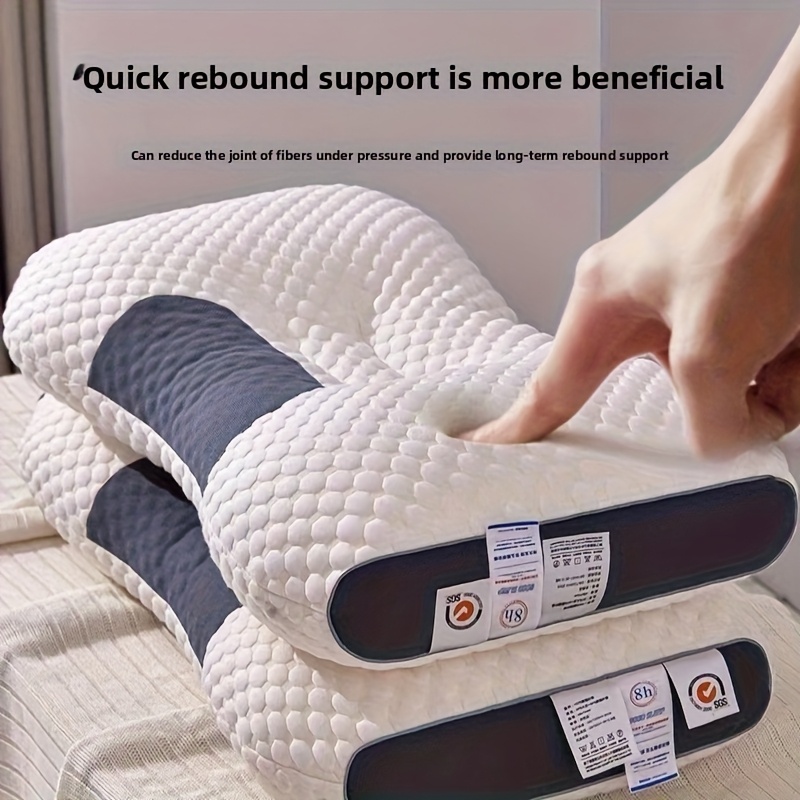 2-Pack Quick-Rebound Support Pillows 