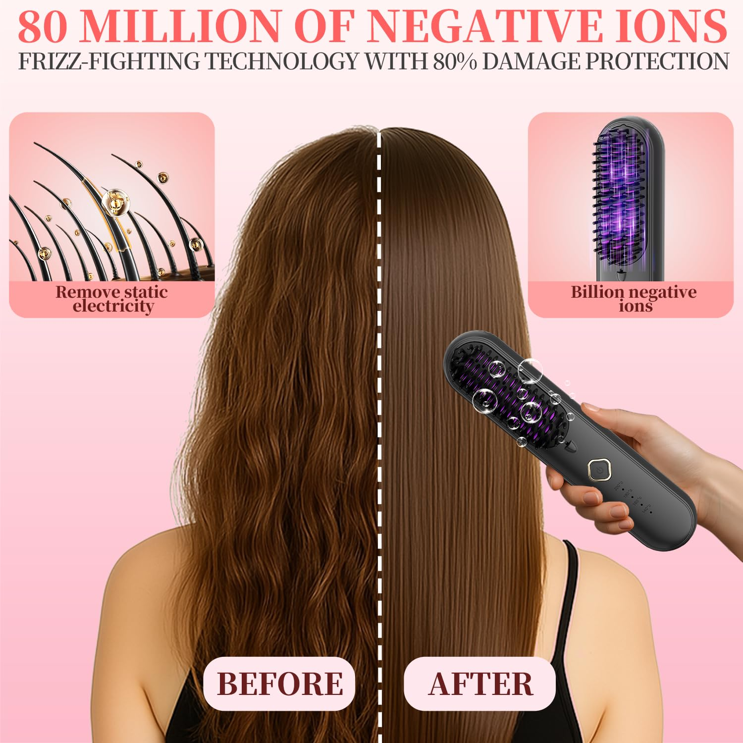 2025 portable ceramic hair comb
