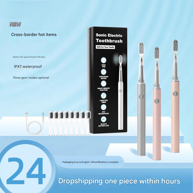 Small brush head popsicle electric toothbrush