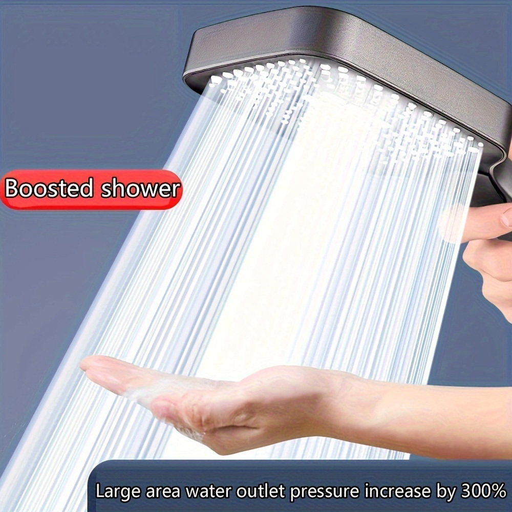 Large area shower nozzle Silvery head