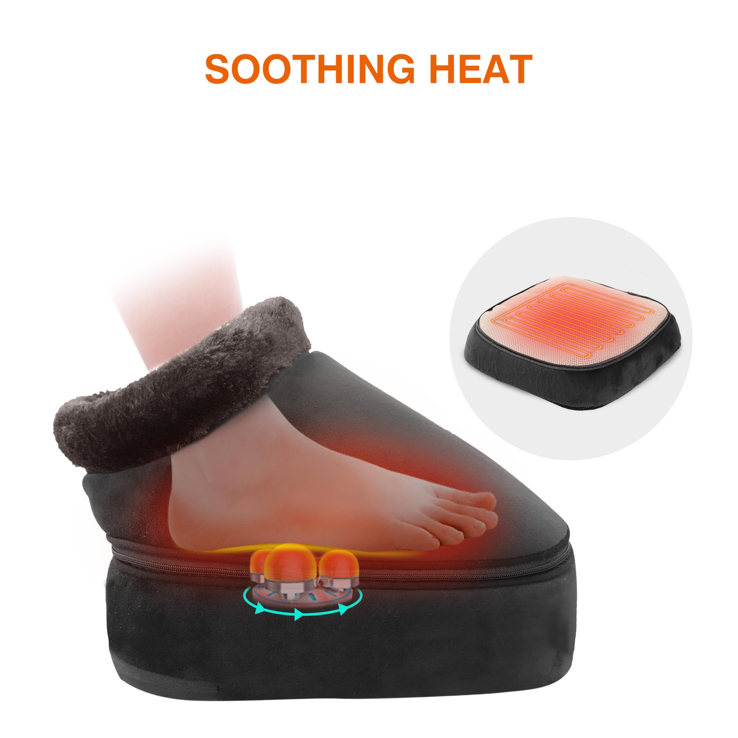 Kneading Foot massager with heating