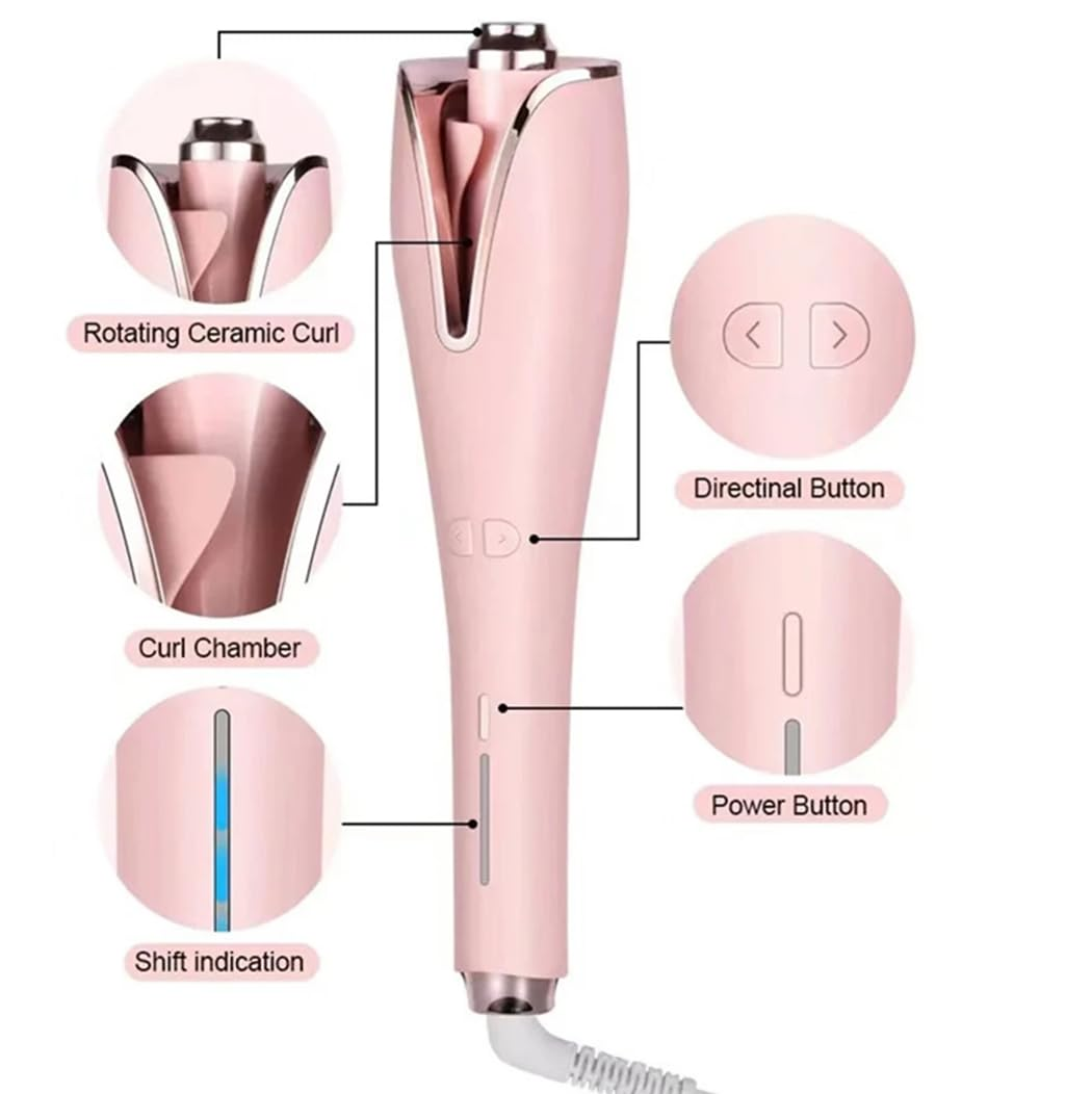 2024 Auto Curling Iron - Thermal Protection & Waves