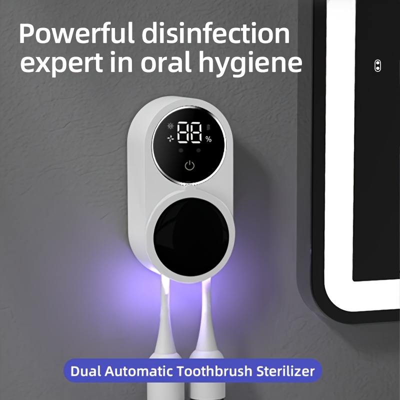 smart -C Toothbrush Sanitizer & Sterilizer with LED Display