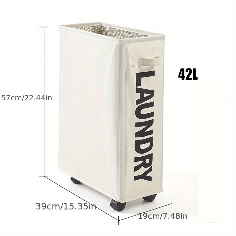 Extra Large Foldable Laundry Basket with Padded Handles 