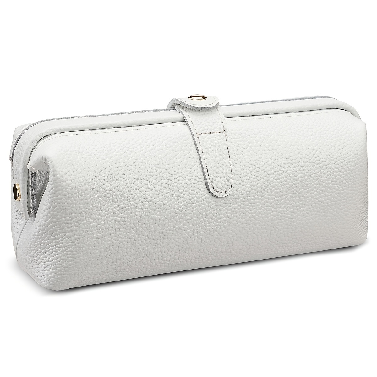 Large Capacity Genuine Leather Travel Makeup Bag